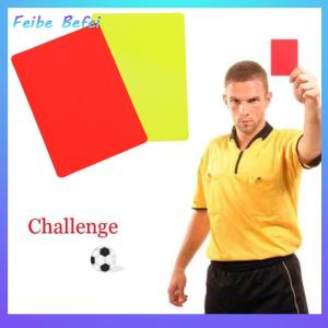 [Feibe Befei] Bóng đá màu đỏ và thẻ vàng kỷ lục trò chơi bóng đá trọng tài công cụ cho trận đấu bóng đá