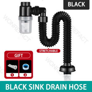 Universal Bathroom Sink Drainage Hose Drain Pipe Wash Basin Pipe Sink Anti-odor and Insect-proof Sink Accessories Durable