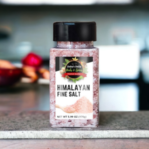 Himalayan Fine Salt 170g in Shaker Bottle by Jinkys Daily Herbs & Spices