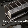 Aluminium Toothbrush Holder Wall Toothpaste Holder Toothbrush Organizer Brush Teeth Holder Bathroom Accessories 牙刷架浴室收纳架. 