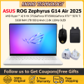 2025 ASUS ROG Zephyrus G14 Air|ASUS ROG Gaming Laptop|ASUS Gaming Laptop|ASUS Laptop 14inch 2.8K 240Hz Screen|AMD Ryzen™ AI 9 HX 370 RTX5080/RTX5070Ti 32GB RAM 1TB SSD|ROG Gaming Laptop. 