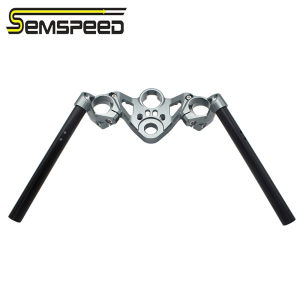 SEMSPEED Motorcycle Handlebar Handle Bar Fork Tube Clip Top Clamp For Kawasaki Ninja 400 Ninja400 2018-2021 2022 2023