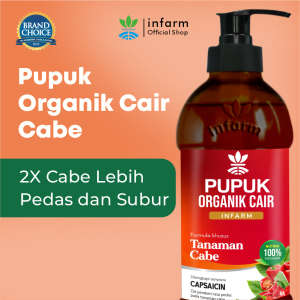 INFARM - Pupuk Organik Cair Pupuk Penyubur dan Pelebat Buah Tanaman Cabai 500mL POC Nutrisi Tanaman Cabai Pupuk Cabe Pupuk Pelebat Cabai Nutrisi Cabai