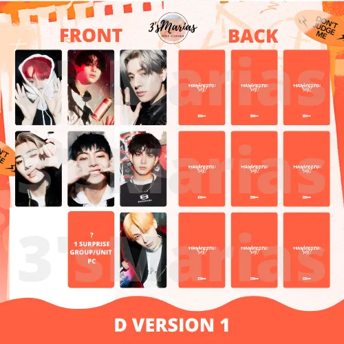 NEW ENHYPEN MANIFESTO DAY ONE PHOTOCARD SETS WITH FREEBIES (3s