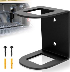 Hitch Holder for Truck Bed， 2-inch Trailer Hitchs StorageSilent & Secure Trailer Hitch Holder for 2" Ball Mount Hitches/ Shank Trailer Hitch Accessories-Storage for Truck Bed