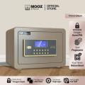 [PROMO 5.5] Brankas 25CM Digital PIN & Fingerprint Full Besi Anti Maling Safe Box Uang Mini. 