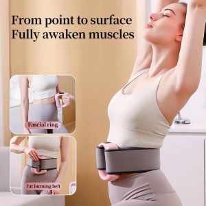 HELUVK USB Waist Massager Charging Vibration Fascia Massager Portable Electric Fascia Ring