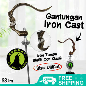 SEMPATI Gantungan Sangkar Burung Batu Batik Ukir Cantolan Gantungan Sangkar Kandang Burung Murai Kotak Gantungan Sangkar Lovebird Love Bird Lb Pleci Branjangan Anis Dll GTBATIK