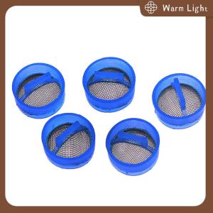 Warm Light 5ชิ้นเครื่องซักผ้าวาล์วน้ำเข้าสแตนเลสกรองหน้าจอวงล้อคลื่นเครื่องซักผ้าตัวกรองท่อน้ำเข้า