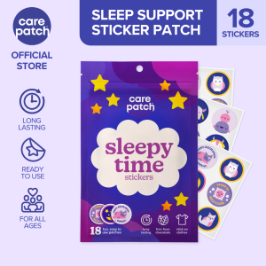 Carepatch Sleepy Time Sticker Patch - with Calming Lavender and Chamomile - Full Size (18 pcs)