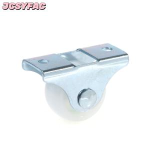 JCSYFAC 4pcs 1 inch ngăn kéo bánh xe nhựa Directional Caster hướng dẫn đồ nội thất nhỏ ròng rọc