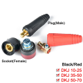 DKJ 10-25/35-50/50-70 TIG Welding Cable Panel Connector Accessory Plug Socket Welding Machine Quick Fitting Connector. 