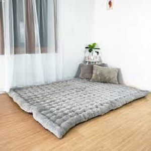 KASUR GENDER BULU RASFUR UKURAN 140X180X10CM FREE BANTAL 2 KASUR GENDER MINUL KASUR GENDER SYAHRINI KASUR LIPAT KASUR LANTAI