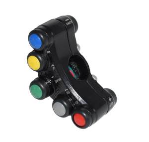 7 button Motorcycle Switches Race Bikes Motorcross 22mm Handlebar Switches Assembly Headlight Indicator Horn Switch