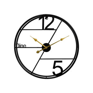 Minimalist Nordic Series Wall Clock Iron Art Hot Sale Home Living Room Porch Mute Clock Simple Retro Creative Wall Decoration 60cm
