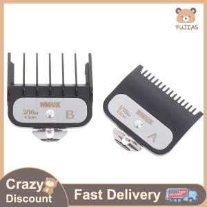FUJIAS4 1.5MM+4.5MM Black Hair Clipper Limit Comb Cutting Guide Replaceable Universal