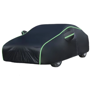 ผ้าอ็อกซ์ฟอร์ด Selimut Mobil ทนต่อสภาพอากาศมีแถบสะท้อนแสงกันน้ำฝุ่นฝนป้องกันรอยขีดข่วนกันน้ำ