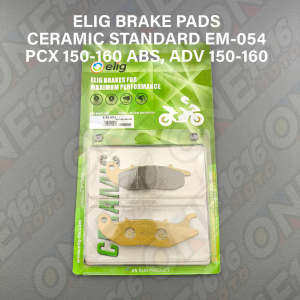 ELIG CERAMIC BRAKE PADS EM-054 CST STANDARD FOR PCX 150/160 ABS/ADV 150/160 FRONT CALIPER