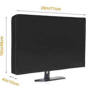 MISSUP Waterproof Computer Monitor Dust Cover Lightweight Wear-resistant Computer Screen Sleeve Case Durable Breathable Computer Host Dust Cover for Display Hd Panel Protect Accessory