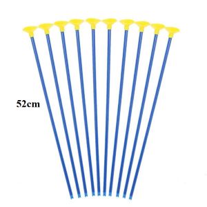 Set 10 Mũi Tên Nhựa Dài 42cm - 52cm Loại Có Đầu Hít Cao Su Dẻo Dùng Cho Đồ Chơi Bắn Cung Của Trẻ Em