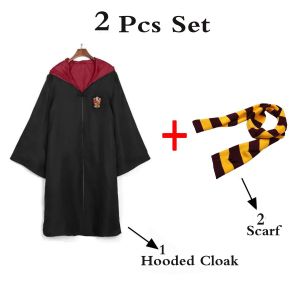 Harries Magic Cape Cloak Cosplay Clothing Adult Robe Magic School College Costume Halloween Costume Christmas Gift