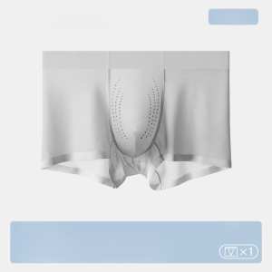 💕Ultra-Thin for Summer💕10A Antibacterial Oyster Ice Silk Underwear Summer Ultra-Thin Ice Silk Mens Underwear Seamless Quick-Drying