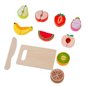 PANG8 1 set Wooden Kitchen Cutting Fruits Toys Play Food Pretend Vegetables Simulation Kitchen Pretend Toy Classic Game Interactive ChildrenS Puzzle Toys Toddlers Boys Girls