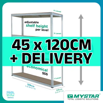 Original MYSTAR Boltless Rack for Bomb Shelter and Storeroom (Fibreboard) |180cm Height | Singapore Local Stock |