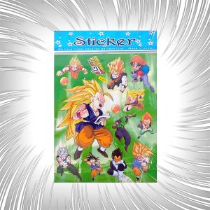 Gambar Tempel Laser Sticker Stiker Laser Anak Karaker Kartun Dragon Ball