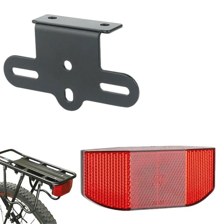 Red Rear Bike Reflectors Safety Rear Reflector Light Bicycle Night Cycling Essential For Mountain Bike Folding Bicycles Bicycle City Bike forceful