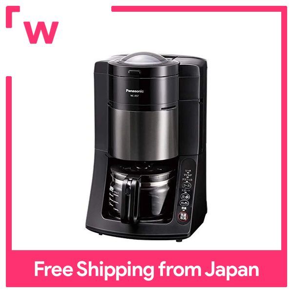 Panasonic fully automatic coffee maker with mill boiling water 
