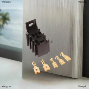 [COD] Wangxin DIY 5เซ็ต ล็อตอุปกรณ์เสริมซ็อกเก็ตเชื่อมต่อรีเลย์รถยนต์โดยไม่ต้องใช้ลวดพร้อมสารหน่วงไฟไนล่อนปรับขั้ว