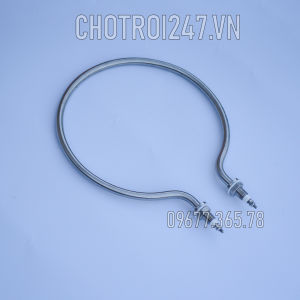 Điện trở vòng tròn 40cm công suất 6KW dùng đun nước làm tráng bánh cuốn đồ xôi chất liệu 304