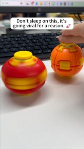 【Shipped from Manila】3D Printed Decompress Spinning Ball Rotating Playing Method Fidget Spinner toys