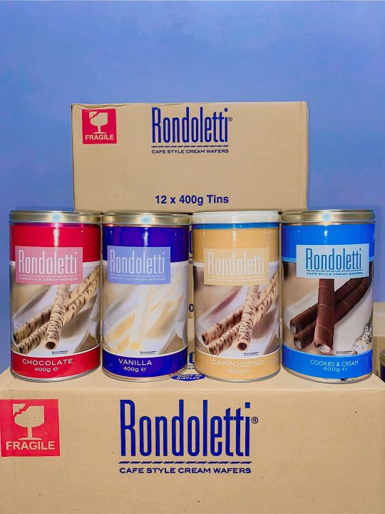 Astor Rondoleti Waferol Coklat 1 Kaleng 400gr kue kaleng kekinian kue ...