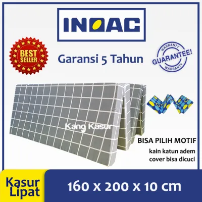 Kasur Busa Lipat INOAC Uk. 160x200x10 cm BERGARANSI