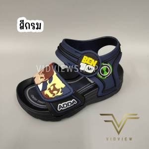 VIDVIEW !!ลดสนั่น!! รองเท้ารัดส้นเด็ก Adda 32E26 ปรับสายได้ ลายเบนเทน Ben10 เบอร์ 25-31 สำหรับเด็กชาย