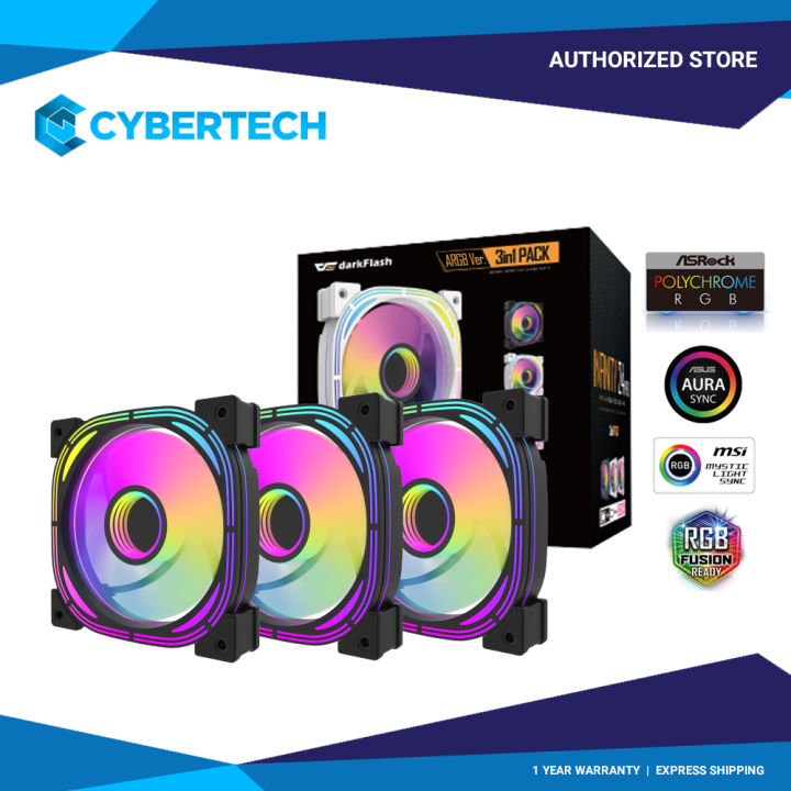 darkFlash Infinity INF 24 ARGB Ver Fan 3in1 Fan+Control+Remote Control ...