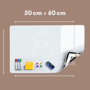 Magnetic Whiteboard | Wall-Mounted Dry Erase Board for Office School & Home