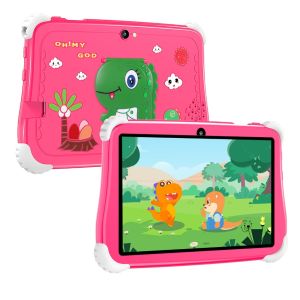 Good Quality Dinosaur Childrens learning Tablet 7.0-inch Ultra Clear Screen Memory 8GB RAM +128GB ROM Support 2.4WIFI