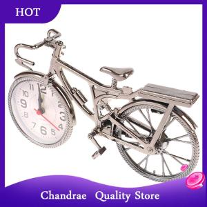 [Chandrae] Vintage Arabic Numeral Bicycle Shape Creative Table Alarm Clock Home Decor Room desktop Decoration Crafts Gift