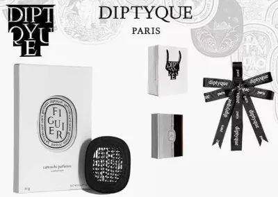 Diptyque Figuier (Fig Tree) - Car diffuser Set