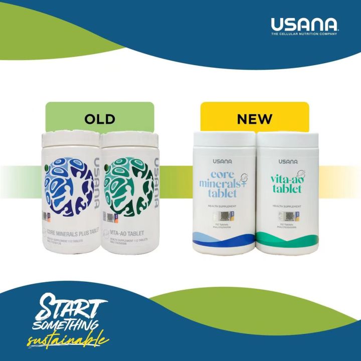 Usana Cellsentials (112 Tablets X 2 Bottles) Core Minerals And Vita ...