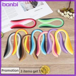 100Pcs/set Paper Quilling Strips Set 3mm 39cm Paper For Craft DIY Quilling Tool
