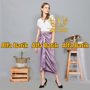 Rok Lilit Polos Bahan Satin Velvet Nyaman Di Pakai Cocok Untuk Bawahan Kebaya Ke Acara Wisuda Pesta Kondangan Dan Yang Lain Nya