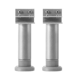 2Pieces Multipurpose Rotatable Base Clip for Planter Pot Craft of Portable and Sturdy Aluminum Alloy Materials