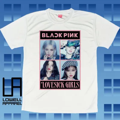 Love Sick Girls Jennie Jisoo Lisa Rose T-shirt - Kpop Tshirt - Unisex For Men and Women Shirt - Sublimation Print - Dri-fit