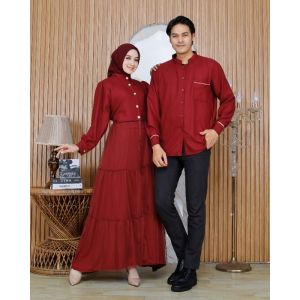 Couple Gamis Kuncoro Fashion Baju Muslim Suami Istri Untuk Lebaran Terbaru Gamis Hari Raya