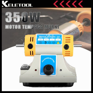 Ready Stock Mesin Gerinda Poles TM-2 220v 350w Mesin Gerinda Poles Polishing Grinder Electric Multifunctional Untuk Perhiasan Gigi Perhiasan Pengamplasan Pengamplas Kecepatan Disesuaikan Motor Gigi Mesin Penggiling Alat Pengamplasan