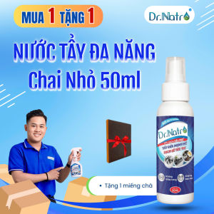 [ MUA 1 ĐƯỢC 2 ] Chai Tẩy Đa Năng DrNatro 50ML Làm Sạch - ( 1 chai nhỏ 50ML + 1 miếng cước tìm chà siêu sạch )